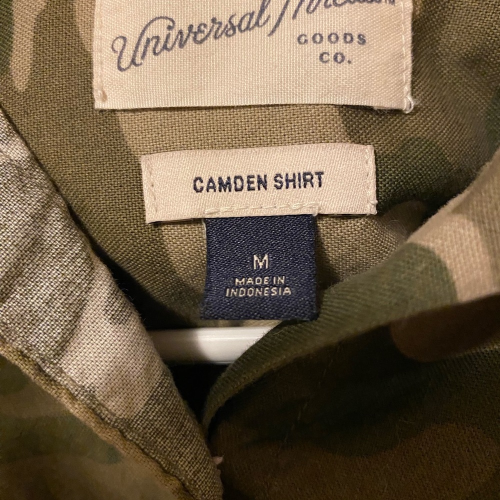 Camo Button-Up Shirt - Picture 2 of 2